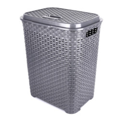 Кошик для білизни Violet House 0778 Ротанг Metal 45 л (0778 Роттанг METAL 45 л)