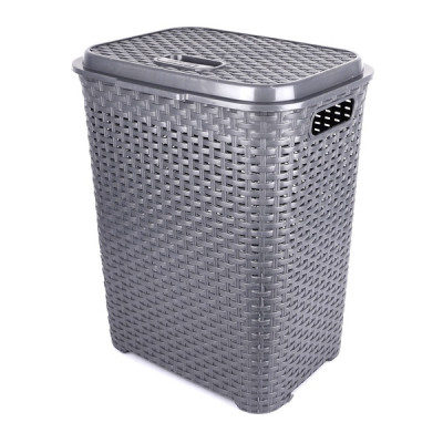 Кошик для білизни Violet House 0778 Ротанг Metal 45 л (0778 Роттанг METAL 45 л)
