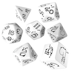 Набір кубиків для настільних ігор Q-Workshop Bright Llama Dice Set (White black) (SLLA02)