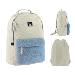 Рюкзак шкільний GoPack Education Teens 147 бежевий (GO25-147M-1)