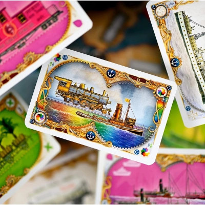 Настільна гра Lord of Boards Квиток на поїзд: Рейки та вітрила (Ticket to Ride: Rails &amp; Sails) українська (LOB2333UA)