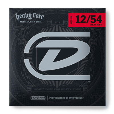 Струни для гітари Jim Dunlop Heavy Core Electric Guitar Strings (12-54) (DHCN1254)