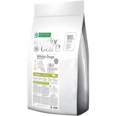 Сухий корм для собак Nature&#039;s Protection Superior Care White Dogs Junior Small&amp;Mini Breeds 17 кг (NPSC45997)