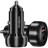 Зарядний пристрій Choetech USB-C+USB-A 60W QC3.0/PD/PPS black (TC0014-BK)