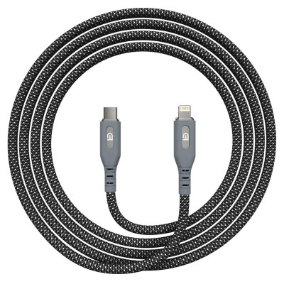 Дата кабель USB-C to Lightning 1.0m Magnetic 27W black Armorstandart (ARM75512)