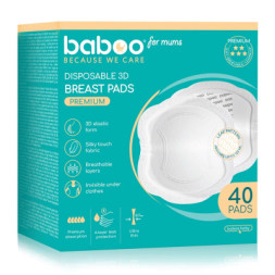Вкладиш для бюстгальтера Baboo premium 3D 40 шт (2-115)