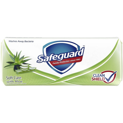 Тверде мило Safeguard Ніжний догляд Алое 90 г (5000174645675/8006540559482)