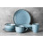 Тарілка Ardesto Bagheria Soup 20 см Misty Blue (AR2920BGC)