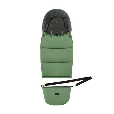 Зимовий конверт MoMi Sleeping bag 2 в 1 green (AKCE00051)