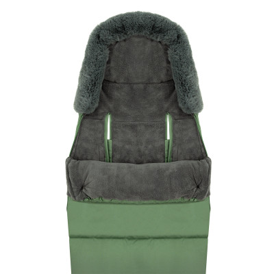 Зимовий конверт MoMi Sleeping bag 2 в 1 green (AKCE00051)