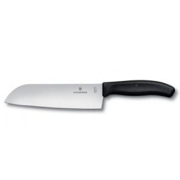 Кухонний ніж Victorinox SwissClassic сантоку 17 см, черный (6.8503.17B)