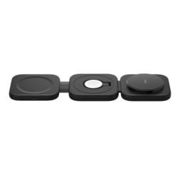 Зарядний пристрій Belkin 3in1 Travel Pad Wireless Qi2 15W Black (WIZ024HQBK)