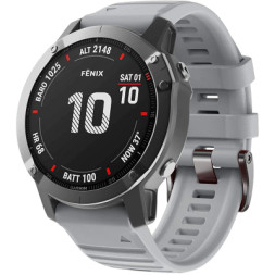 Ремінець до смарт-годинника Armorstandart Silicone 22mm для Garmin Fenix 5/6 Grey (ARM60797)