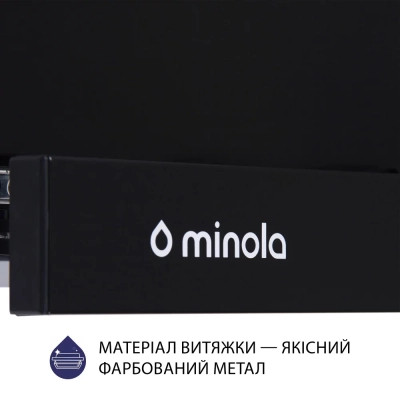 Витяжка кухонна Minola HTL 6614 BL 1000 LED (HTL6614BL1000LED)