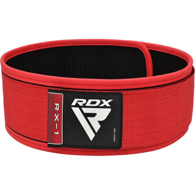 Атлетичний пояс RDX RX1 Weight Lifting Belt Red S (WBS-RX1R-S)
