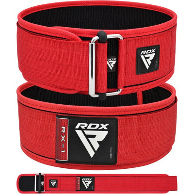 Атлетичний пояс RDX RX1 Weight Lifting Belt Red S (WBS-RX1R-S)