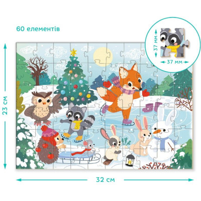 Пазл DoDo Чарівна ковзанка, 60 елементів (300410)