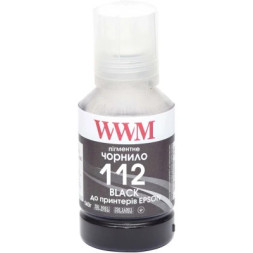 Чорнило WWM Epson L11160/6490 №112 140г Black pigmented (E112BP)