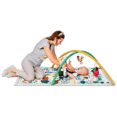 Дитячий килимок Kinderkraft намет 3 в 1 Little Gardener (5902533918171)