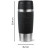 Термокружка Tefal Travel Mug Classic, 360мл, нержавіюча сталь, чорний (N2020210)
