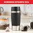 Термокружка Tefal Travel Mug Classic, 360мл, нержавіюча сталь, чорний (N2020210)