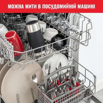 Термокружка Tefal Travel Mug Classic, 360мл, нержавіюча сталь, чорний (N2020210)
