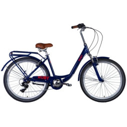 Велосипед Dorozhnik Ruby AM Vbr 26&quot; 17&quot; ST 2024 Темно-синій (OPS-D-26-257)