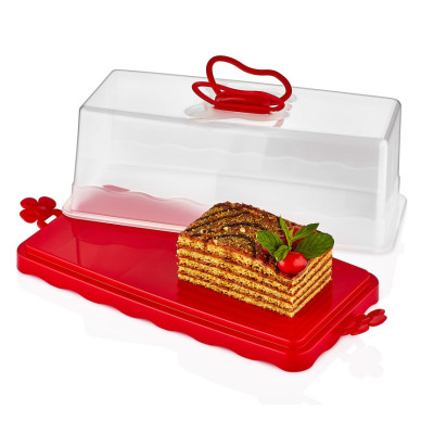 Тортівниця Gusto Прямокутна 33,5 х 17 х 12,5 см (GT575)