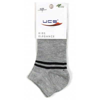 Шкарпетки дитячі UCS Socks короткі (M0C0201-0091-7B-gray)