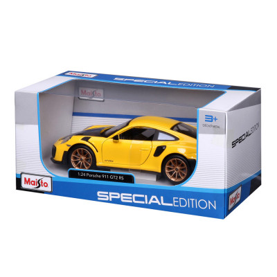 Машина Maisto Porsche 911 GT2 RS жовтий 124 (31523 yellow)