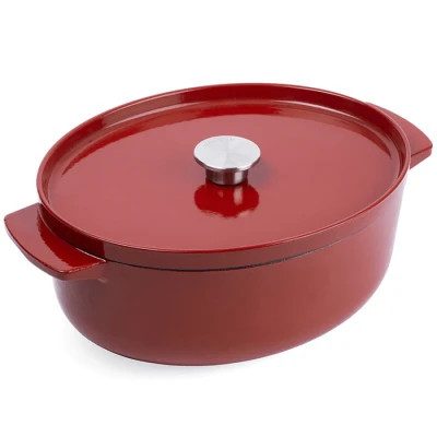 Гусятниця KitchenAid Cast Iron 30 см 5,6 л Червона (CC006063-001)