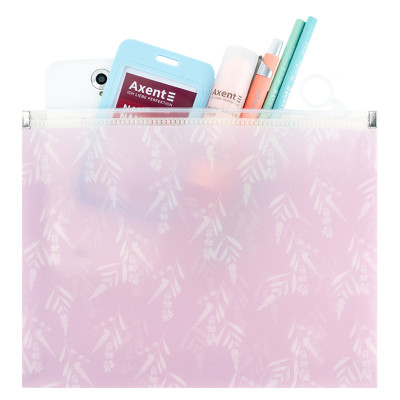 Папка на блискавці Axent zip-lock А5 Lavender-3 (1498-38-A)