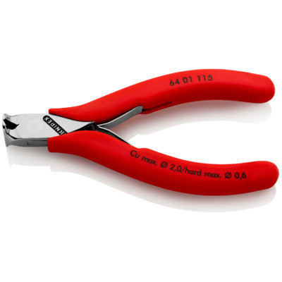 Кусачки KNIPEX торцеві для електроніки (64 01 115)