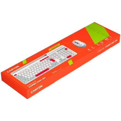 Комплект Canyon HSET-W5 Wireless UA White (CNS-HSETW5WT)