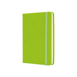 Книга записна Optima А6 SQUARE, тверда обкладинка, гумка, кремовий блок лінія, фісташковий (O20386-67)