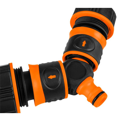 Трійник для шлангу Neo Tools трійник 1/2&quot;-3/4&quot;, двокомпонентний (15-744)