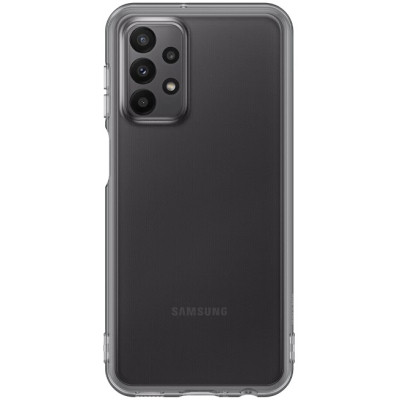 Чохол до мобільного телефона Samsung Soft Clear Cover Galaxy A23 (A235) Black (EF-QA235TBEGRU)