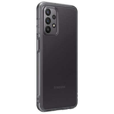 Чохол до мобільного телефона Samsung Soft Clear Cover Galaxy A23 (A235) Black (EF-QA235TBEGRU)