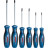 Набір викруток Bosch Torx 6шт, T10х75, T15х75, T20x100, T25x100, T30x125, T40x125 мм (1.600.A01.V09)