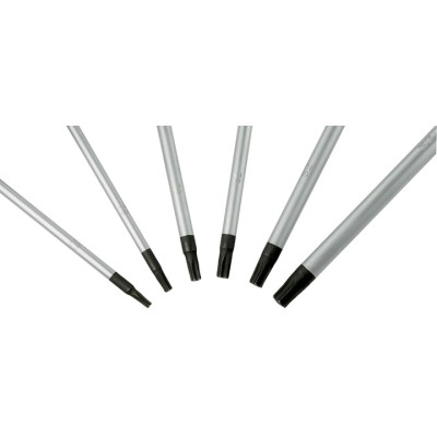 Набір викруток Bosch Torx 6шт, T10х75, T15х75, T20x100, T25x100, T30x125, T40x125 мм (1.600.A01.V09)