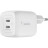 Зарядний пристрій Belkin 45W 2хUSB-С GAN PD PPS white (WCH011VFWH)