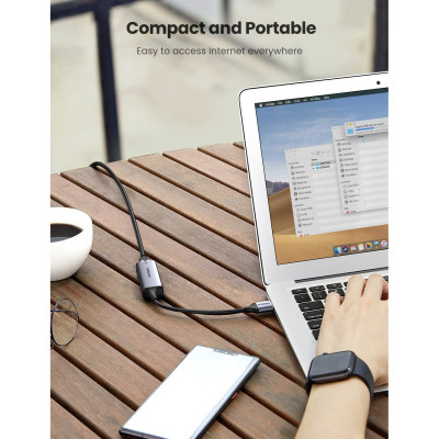Перехідник USB 3.0 to Ethernet RJ45 1000 Mb CM209 Ugreen (50922)