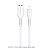 Дата кабель USB 2.0 AM to Lightning 1.0m 2.4A silicone white Denmen (DM-D42L-WH)