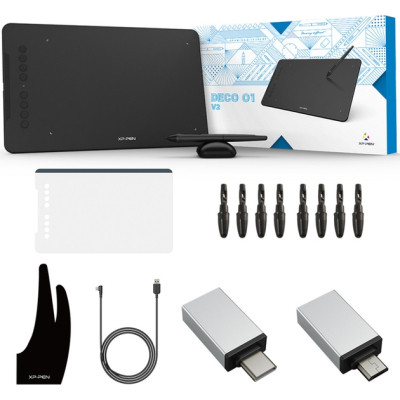 Графічний планшет XP-Pen Deco Fun Blue (Deco Fun L_BE)