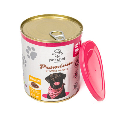 Вологий корм для собак Pet Chef З куркою 800 г (4820255193656)