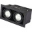 Світильник точковий Eurolamp LED GU10x2 black (LHK2-LED-GU10(black))