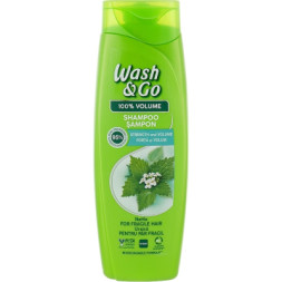 Шампунь Wash&amp;Go З екстрактом кропиви для ламкого волосся 360 мл (8008970056838)
