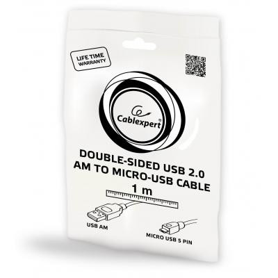 Дата кабель USB 2.0 Micro 5P to AM 1.0m Cablexpert (CC-mUSB2D-1M)