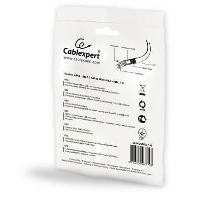 Дата кабель USB 2.0 Micro 5P to AM 1.0m Cablexpert (CC-mUSB2D-1M)