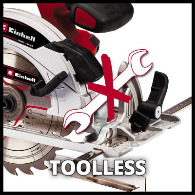 Дискова пила Einhell TE-CS 18/165-1LI - Solo PXC 18V, 165х20 мм, 2.6кг (без АКБ та ЗП) (4331207)